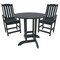 Highwood Usa Lehigh 3pc Round Counter Height Outdoor Patio Furniture Dining Set AD-CNL36-FBE - alternate 1